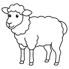 sheep mascot,sheep silhouette,sheep face vector,icon,svg,characters,Holiday t shirt,black sheep drawn trendy logo Vector illustration,sheep line art on a white background