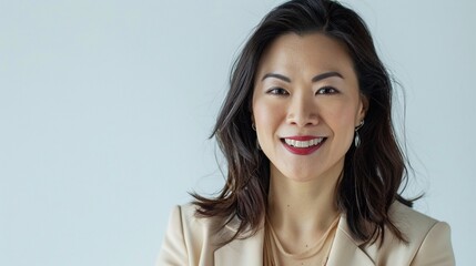 Fototapeta premium Asian arts and culture executive creative smile