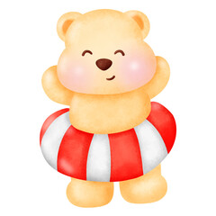  Teddy Bear on Summer Vacation