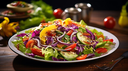 salad with vegetables - 786865164