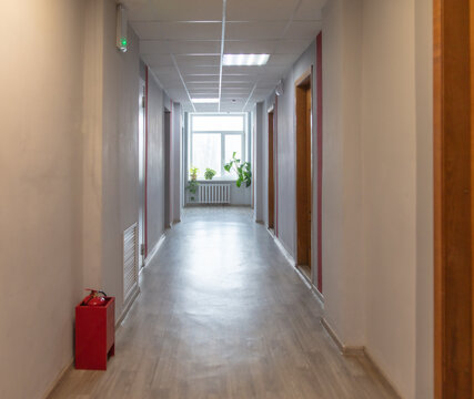 Corridor of buildings with fire safety