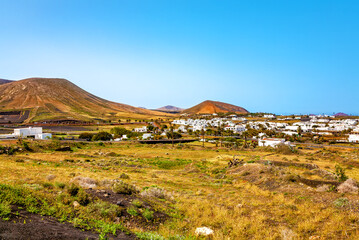 Village Uga, Island Lanzarote, Canary Islands, Spain, Europe.