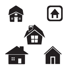 house icon set