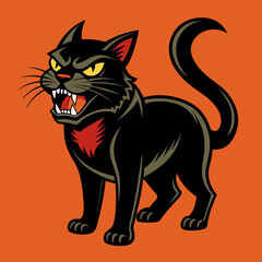 angry-black-cat-side-profile-head--in-old-school-t