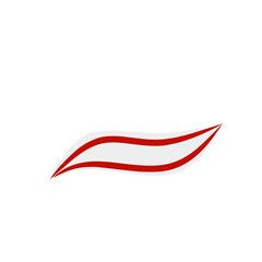 Obraz premium Smearing Toothpaste Vector Illustration 