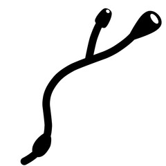 Medical Catheter Silhouette 