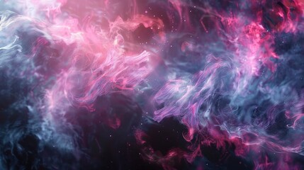 Fototapeta na wymiar Delicate wisps of ethereal color dancing in cosmic symphony, echoing the secrets of the universe. 8k, realistic, full ultra HD, high resolution, and cinematic
