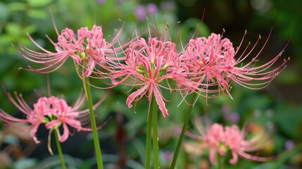 The allure of spider lilies in the garden