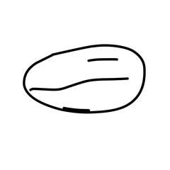 Stone line vector
