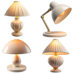 3d Icon Set Object elements Lamp Light Bulb