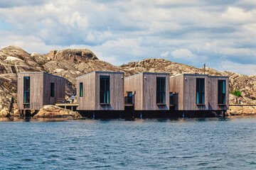 Holiday cottages by the sea at Skärhamn at the swedish west coast