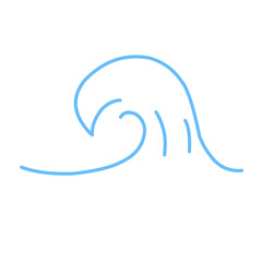 Obraz premium Big Wave Illustration 