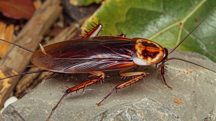  Cockroach Periplaneta .
