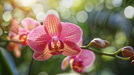 Pink orchid flower in bloom Taken in Florida