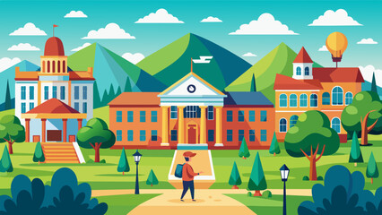 college-campus-concept-illustration