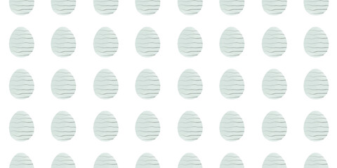 Cute illustration with colorful Easter eggs with watercolor texture, spring banner