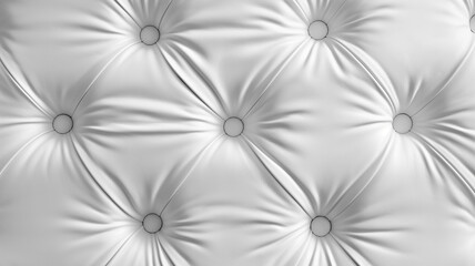 White Classic fabric texture designed for furniture. Button leather fabric texture. Velvet furniture leather background.