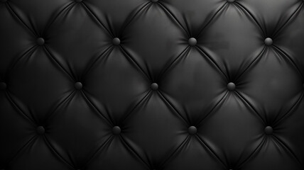 Black Classic fabric texture designed for furniture. Button leather fabric texture. Velvet furniture leather background.