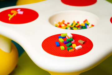 Childs Play Table With Toys Close-Up