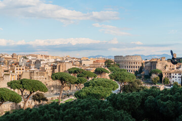 Fototapeta na wymiar The City of Rome Scenery