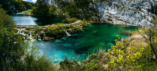 Emerald Lakes Boardwalk, Plitvice Dinaric Alps