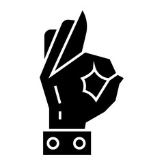 ok gesture icon