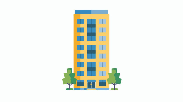 Building office business icon vector image. Can also