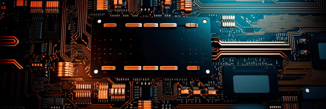 retro-themed circuit board texture by incorporating color schemes and patterns reminiscent of past eras of technology.