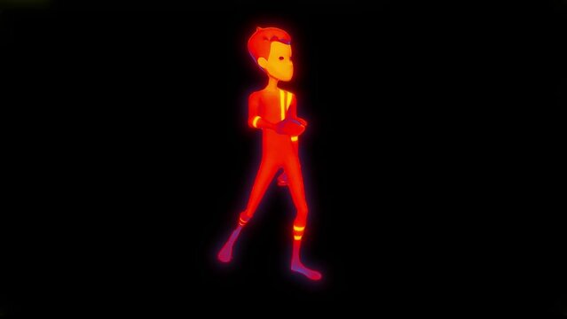 3D-animation. the millionaire's 