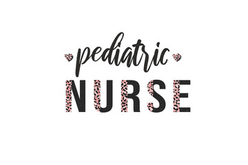 Retro Nurse Sublimation T shirt design, Pediatric nurse