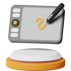 Digital Painting pentablet Creativity idea innovation 3D