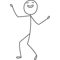 Hand Drawn Stickman