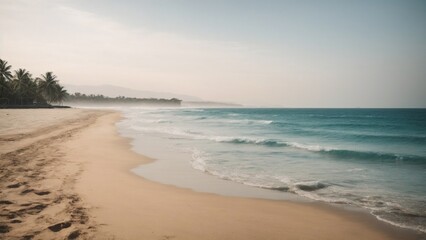 Fototapeta premium High-resolution image of a gorgeous pink beach. Beautiful place, perfect destination for holiday trip.