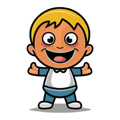 cartoon character of a child