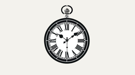 Clock face isolated blank dial for hour and time watch vector