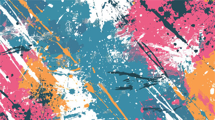 Color Grunge Background. Abstract Colorful Vector Tex