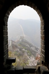 Vue sur la Grande Muraille de Chine - Pékin