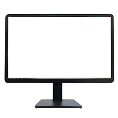 desktop monitor screen blank, on transparency background PNG