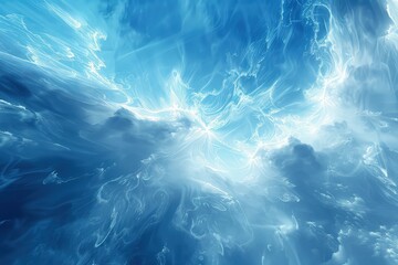 Obraz premium Blu and white texture background.