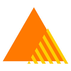 Orange Triangle Memphis