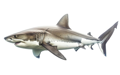 A shark on white background,png