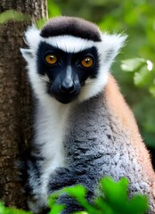 lemur on a tree