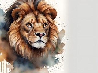 lion head illustration watercolor painting of a lion full face only on a transparent background
coat of arms of a lion lion head vector illustration