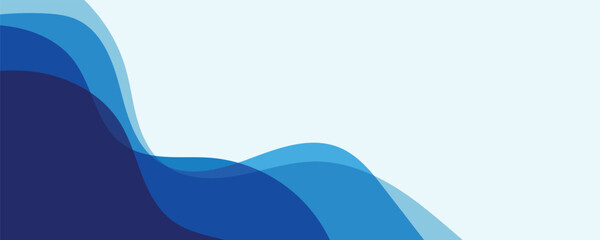 Sea waves layer vector background illustration. Sea beach vector illustration.
