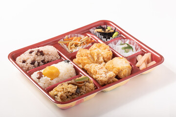 おこわと唐揚げ弁当