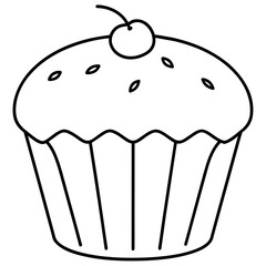 cupcake with cream