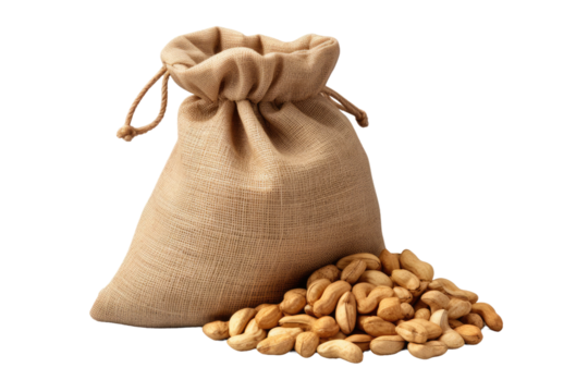 The Peanut Pairing: A Bag of Peanuts Meets a Pile of Peanuts