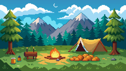 Camping and svg file