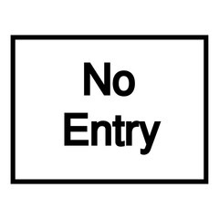 No Entry icon