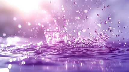 A purple liquid splash background - 786950590